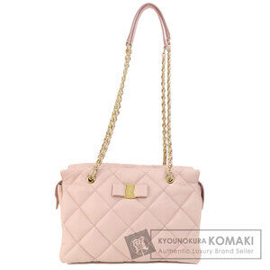 Salvatore Ferragamo Vara Leather Shoulder Bag